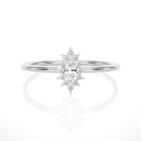 1/4 ctw Round Lab Grown Diamond Ring