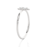 1/4 ctw Round Lab Grown Diamond Ring