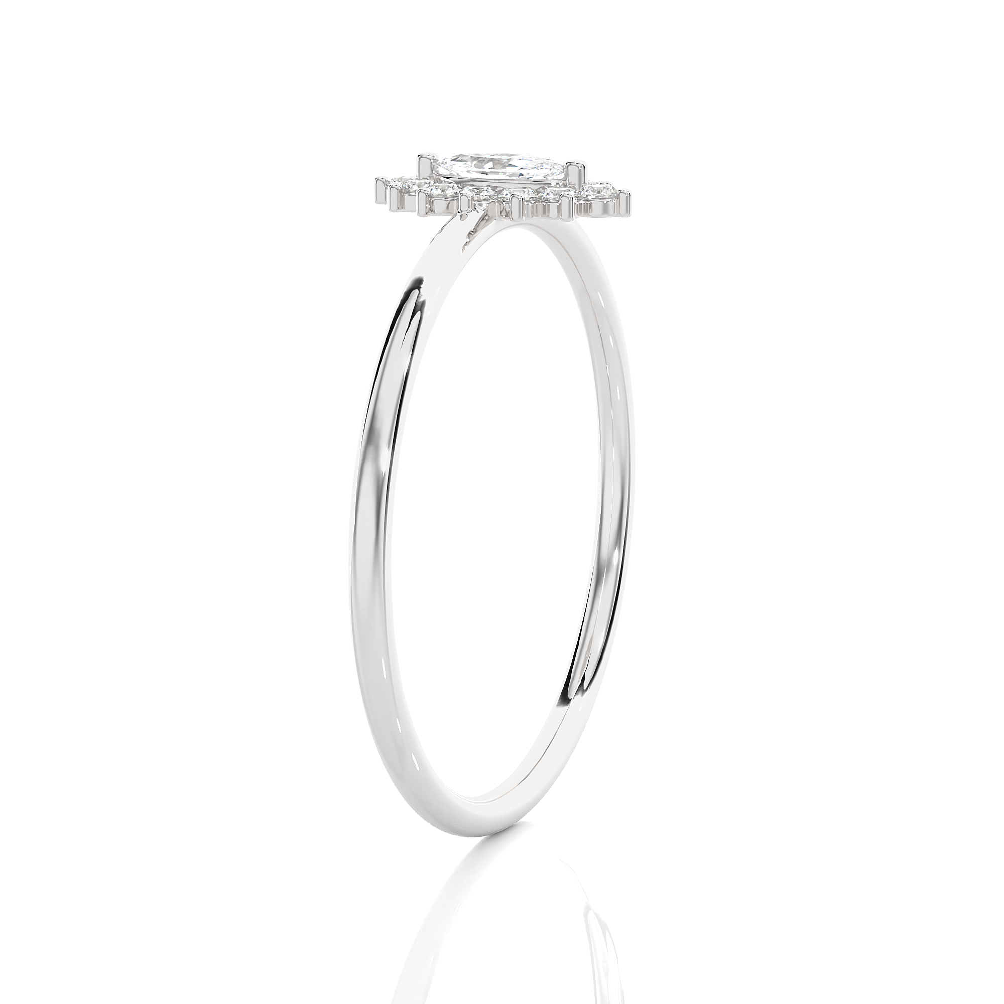 1/4 ctw Round Lab Grown Diamond Ring