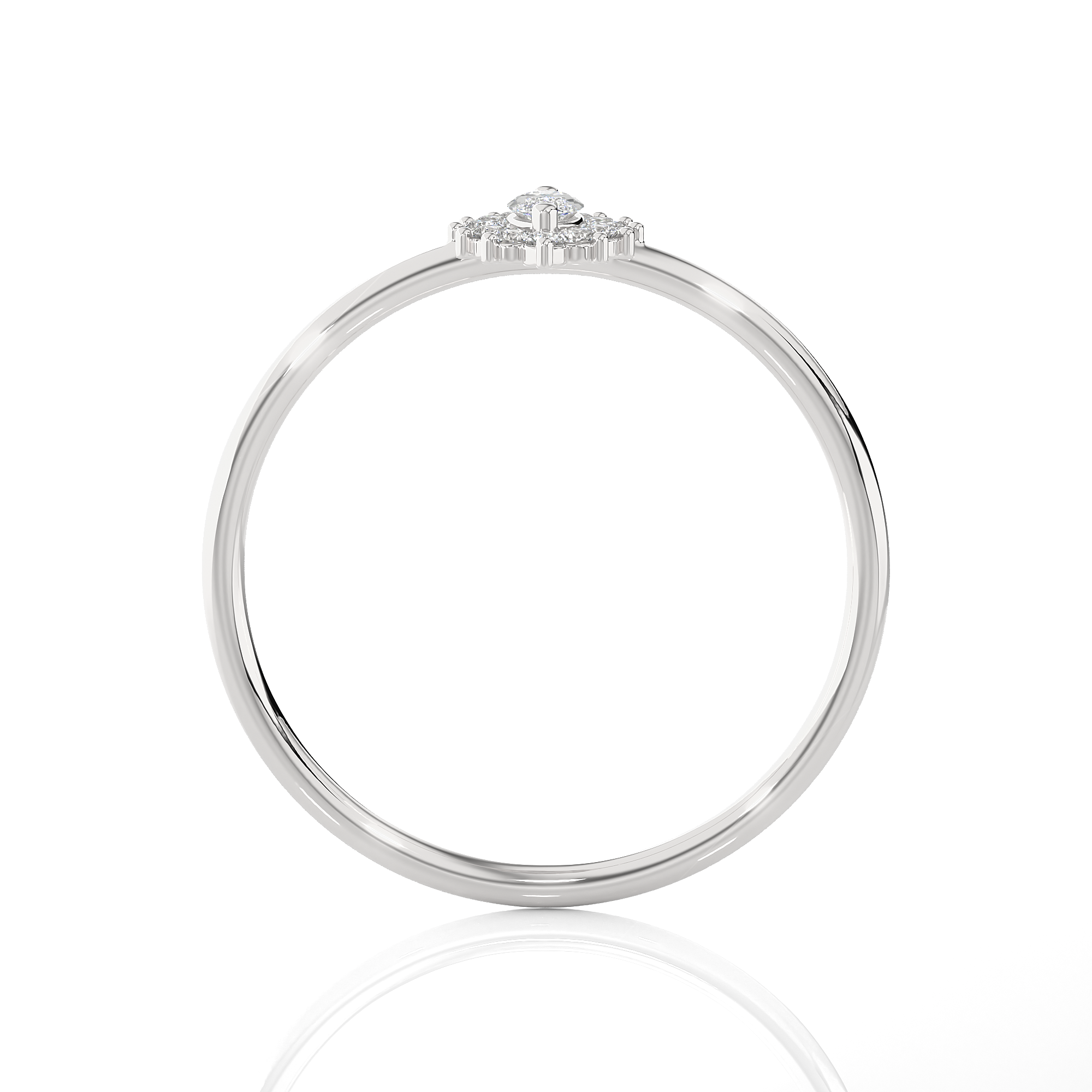 1/4 ctw Round Lab Grown Diamond Ring