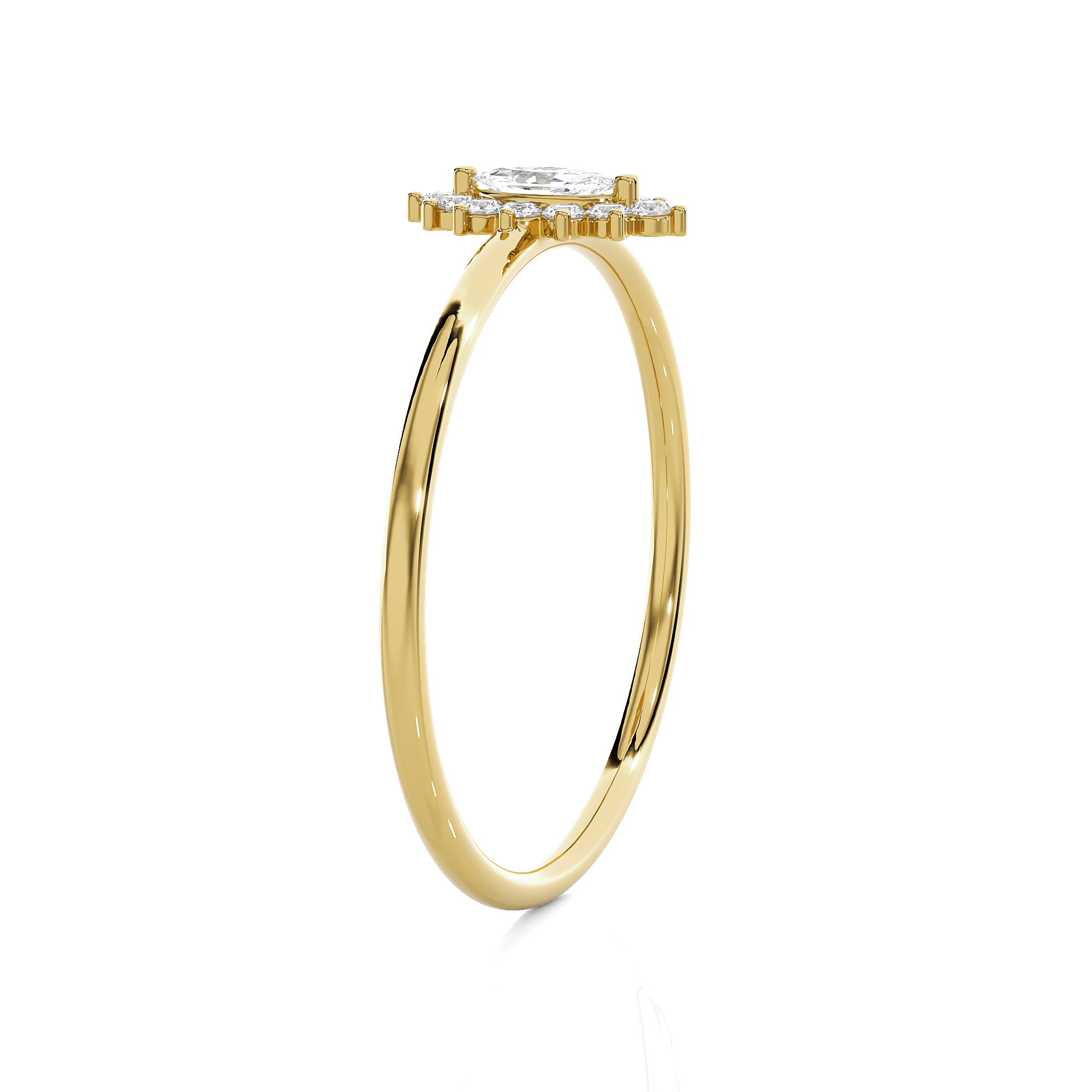 1/4 ctw Round Lab Grown Diamond Ring