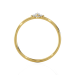 1/4 ctw Round Lab Grown Diamond Ring