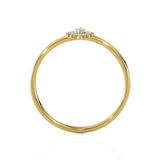 1/4 ctw Round Lab Grown Diamond Ring