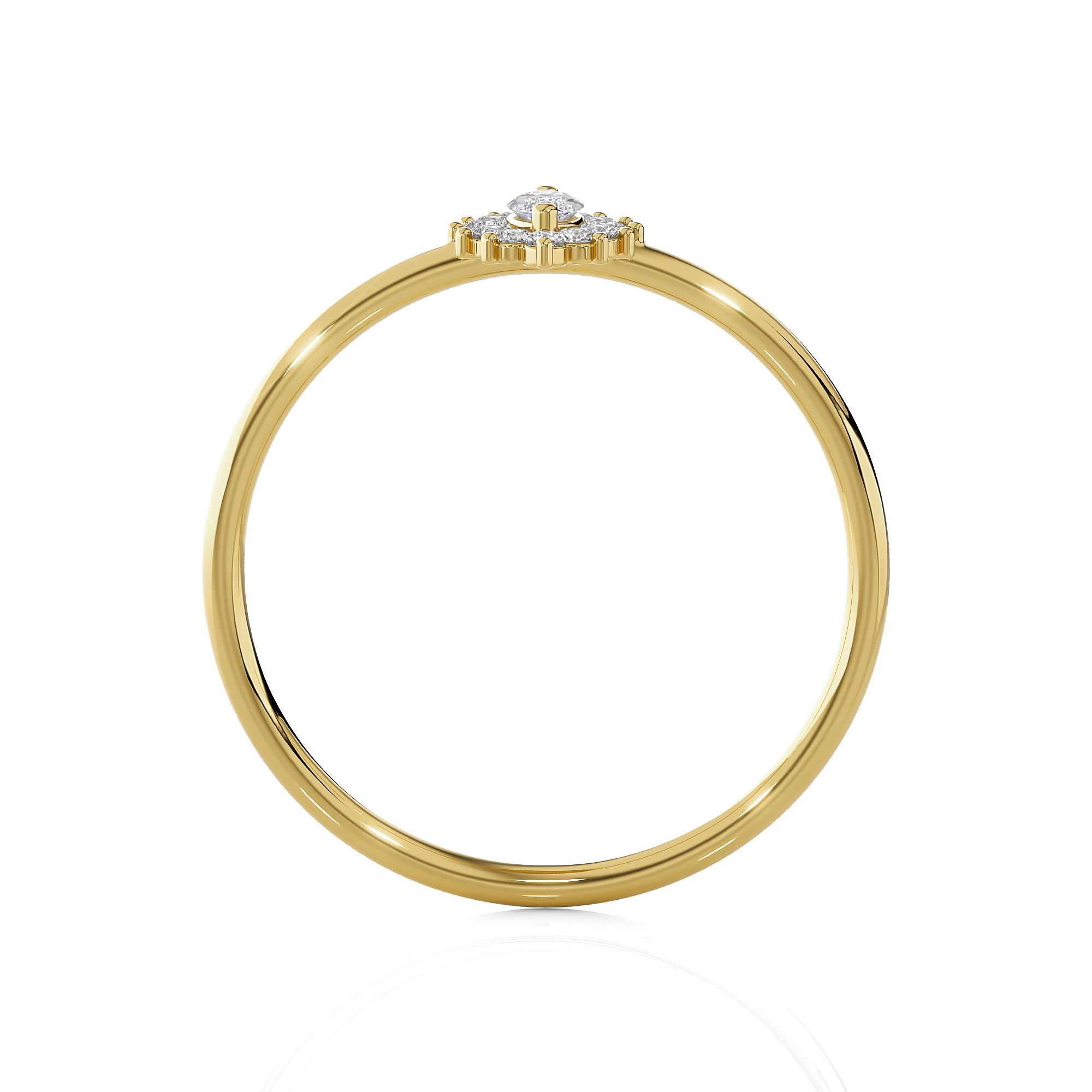 1/4 ctw Round Lab Grown Diamond Ring