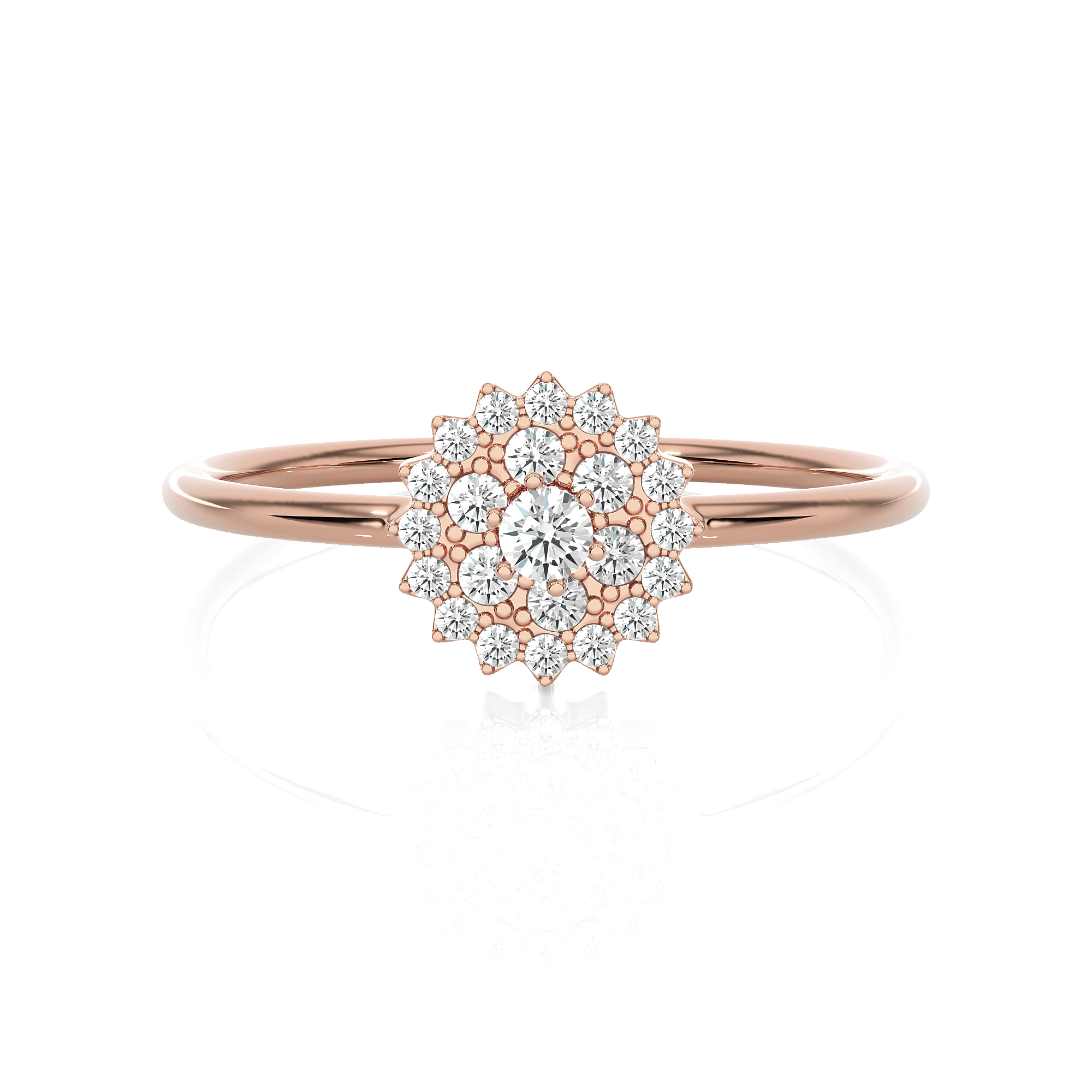 1/5 ctw Round Lab Grown Diamond Ring