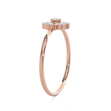 1/5 ctw Round Lab Grown Diamond Ring