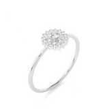 1/5 ctw Round Lab Grown Diamond Ring