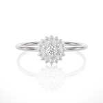 1/5 ctw Round Lab Grown Diamond Ring