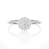 1/5 ctw Round Lab Grown Diamond Ring