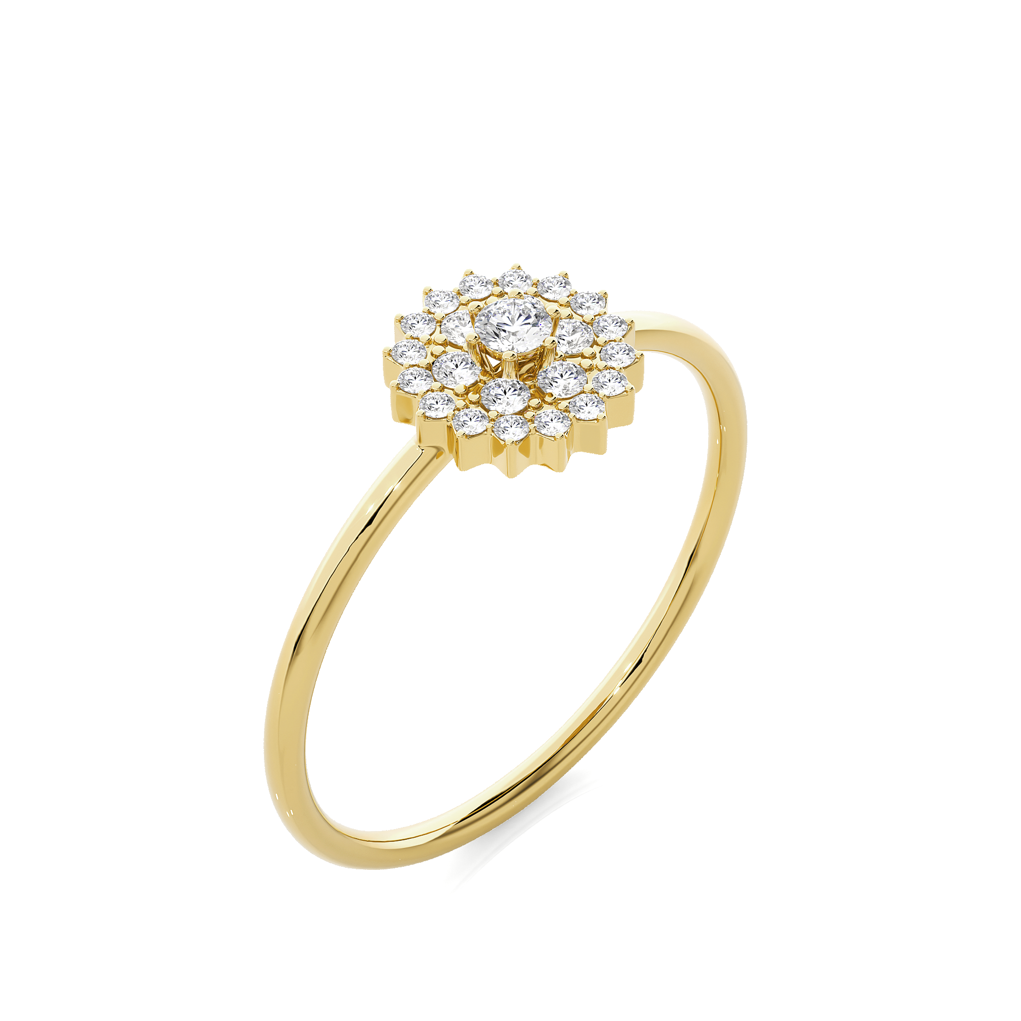 1/5 ctw Round Lab Grown Diamond Ring