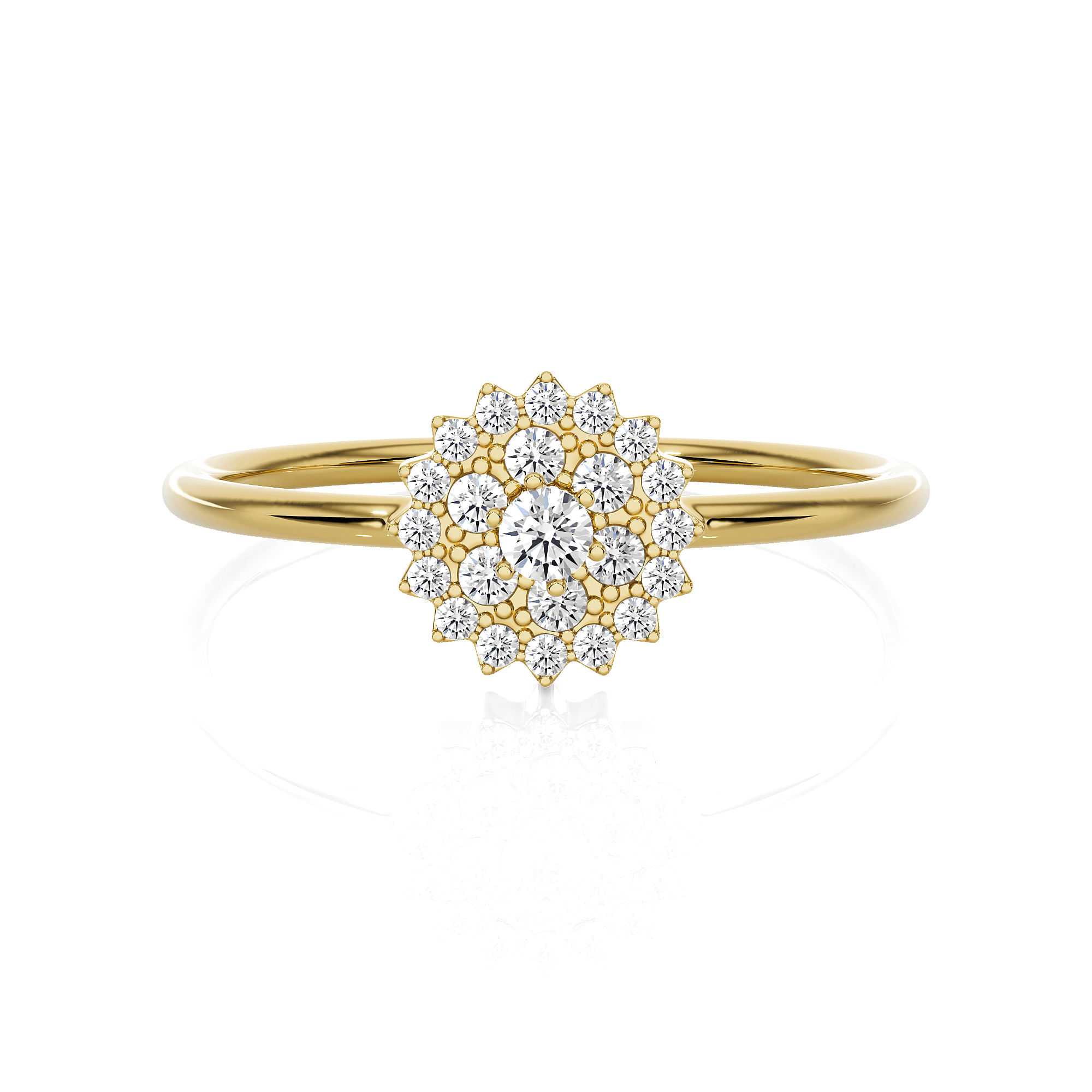 1/5 ctw Round Lab Grown Diamond Ring