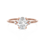 3/4 ctw Round Lab Grown Diamond Ring