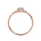 3/4 ctw Round Lab Grown Diamond Ring