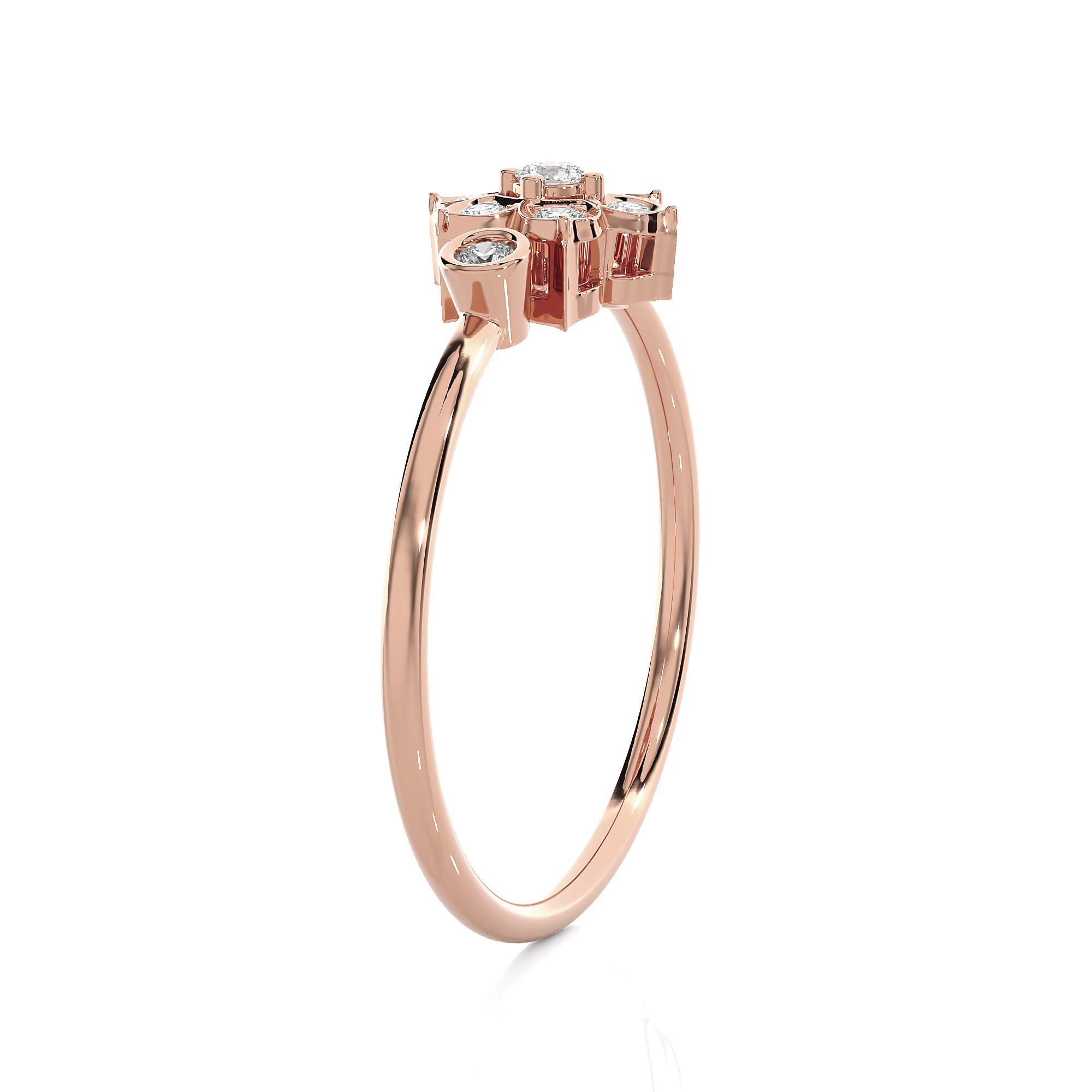 1/6 ctw Round Lab Grown Diamond Ring