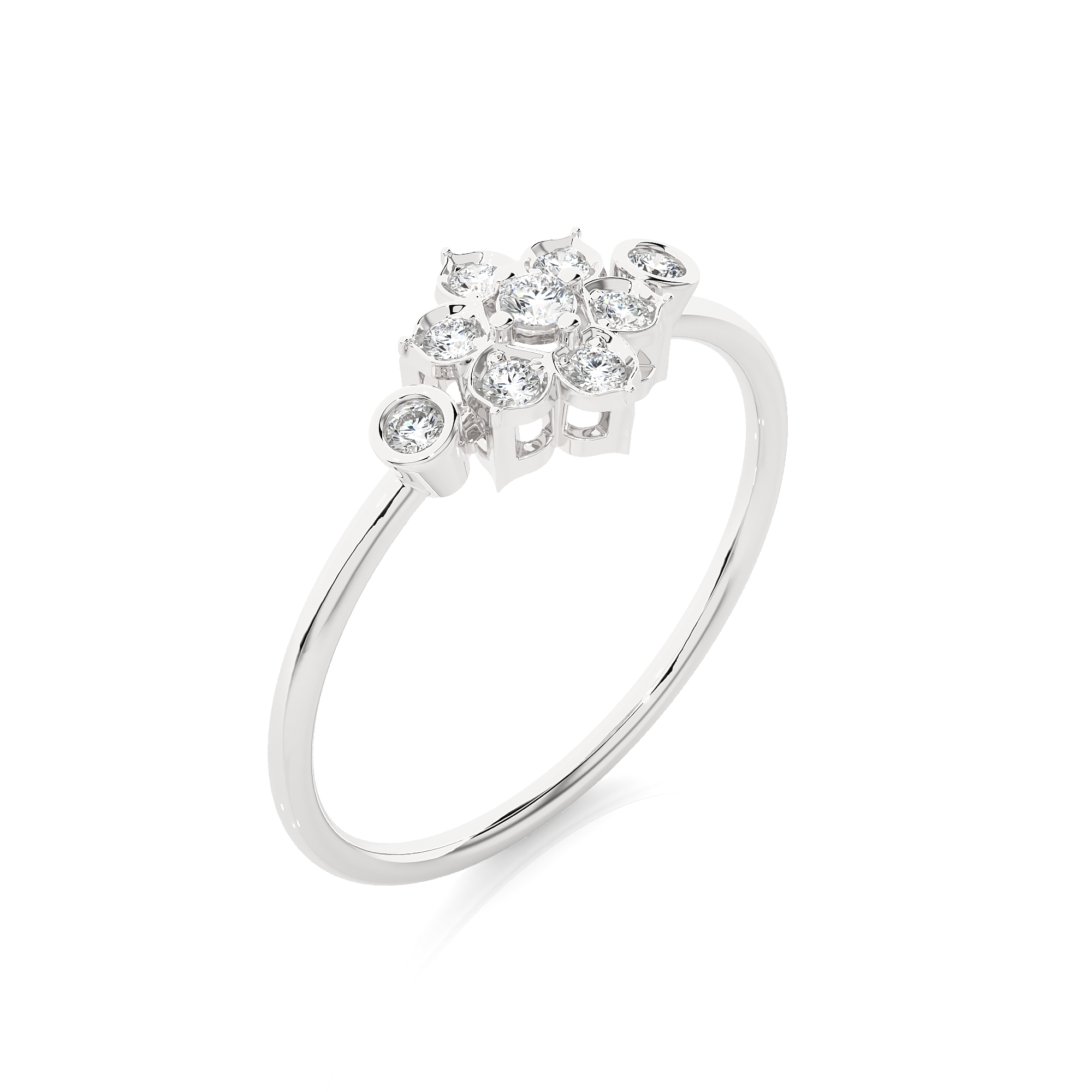 1/6 ctw Round Lab Grown Diamond Ring