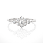 1/6 ctw Round Lab Grown Diamond Ring