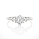 1/6 ctw Round Lab Grown Diamond Ring