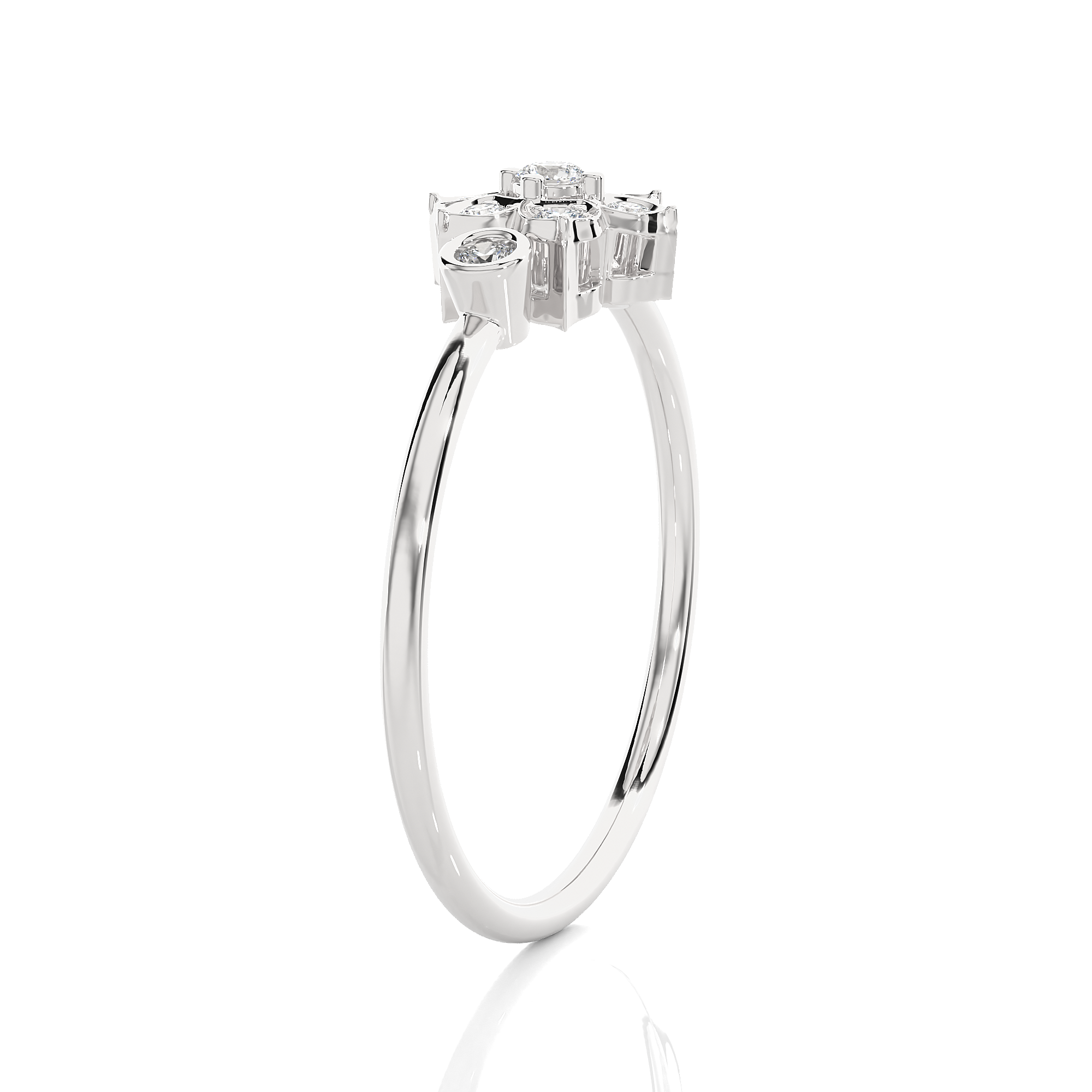 1/6 ctw Round Lab Grown Diamond Ring