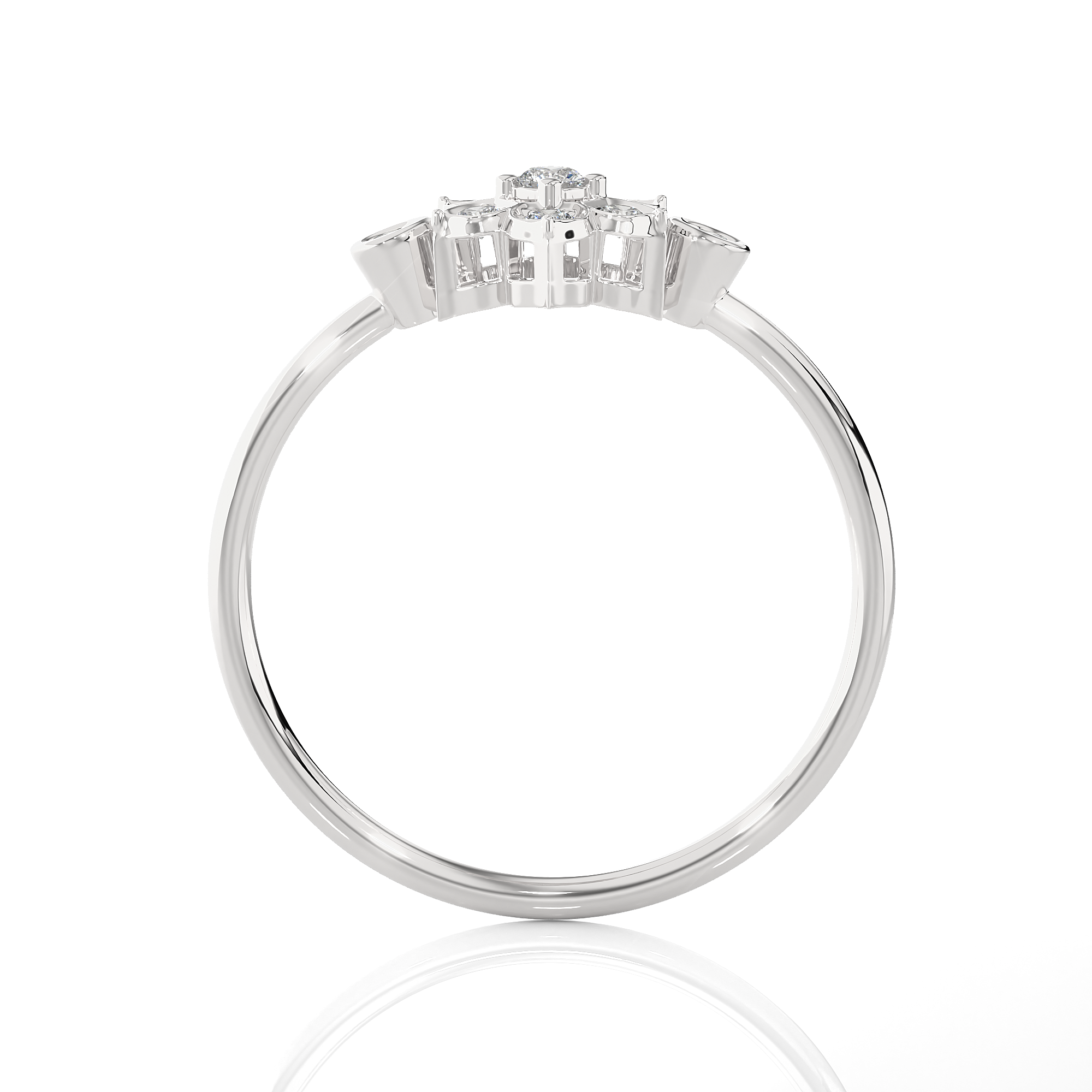 1/6 ctw Round Lab Grown Diamond Ring