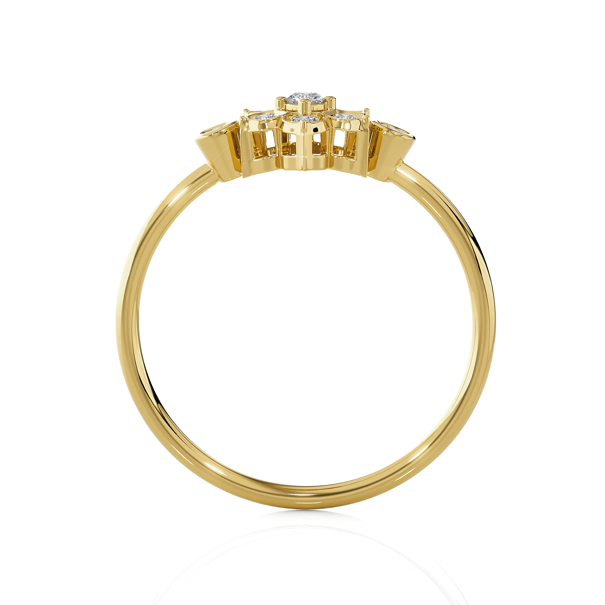 1/6 ctw Round Lab Grown Diamond Ring