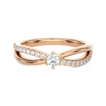 1/3 ctw Round Lab Grown Diamond Ring