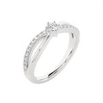1/3 ctw Round Lab Grown Diamond Ring