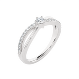 1/3 ctw Round Lab Grown Diamond Ring
