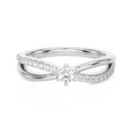 1/3 ctw Round Lab Grown Diamond Ring