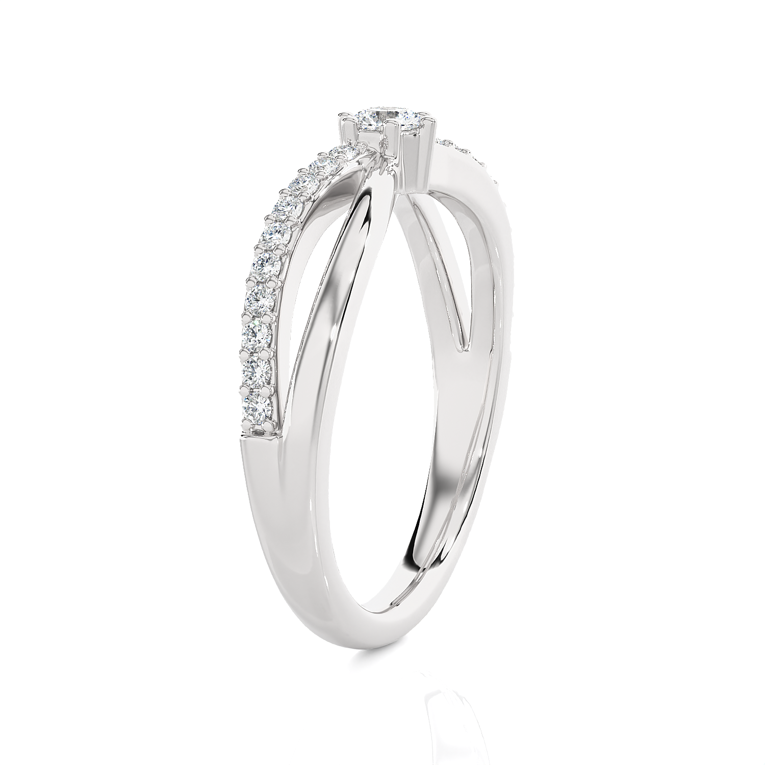 1/3 ctw Round Lab Grown Diamond Ring