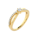 1/3 ctw Round Lab Grown Diamond Ring