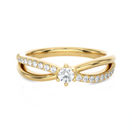 1/3 ctw Round Lab Grown Diamond Ring