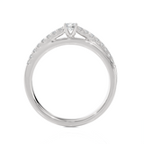 1/4 ctw Round Lab Grown Diamond Ring