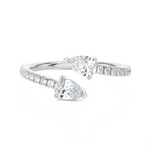1 1/5 ctw Pear-Shaped Lab Grown Diamond Ring