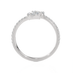 1 1/5 ctw Pear-Shaped Lab Grown Diamond Ring