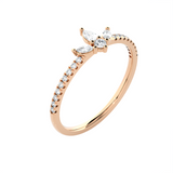 1/3 ctw Round Lab Grown Diamond Ring