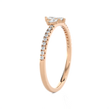 1/3 ctw Round Lab Grown Diamond Ring