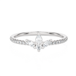 1/3 ctw Round Lab Grown Diamond Ring
