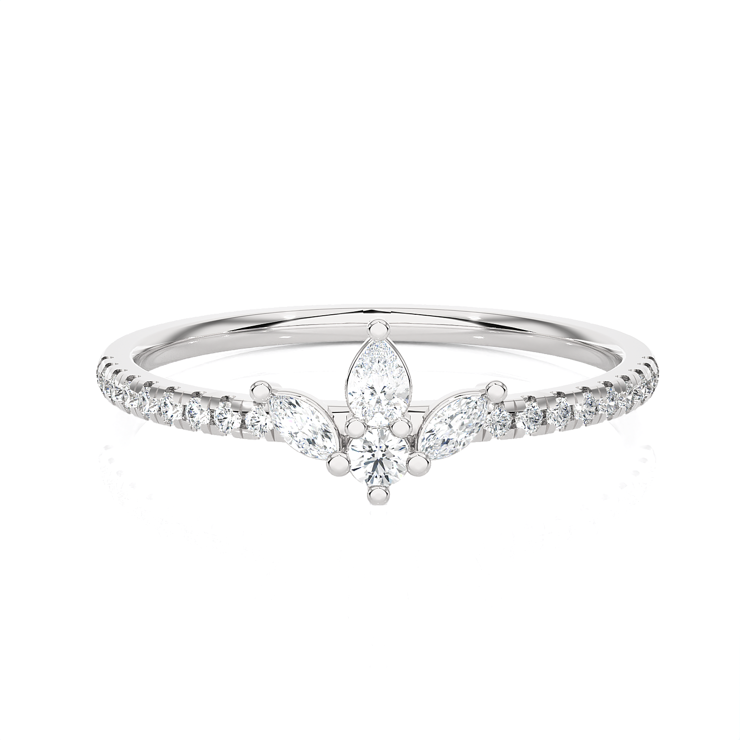 1/3 ctw Round Lab Grown Diamond Ring
