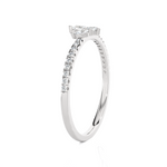 1/3 ctw Round Lab Grown Diamond Ring