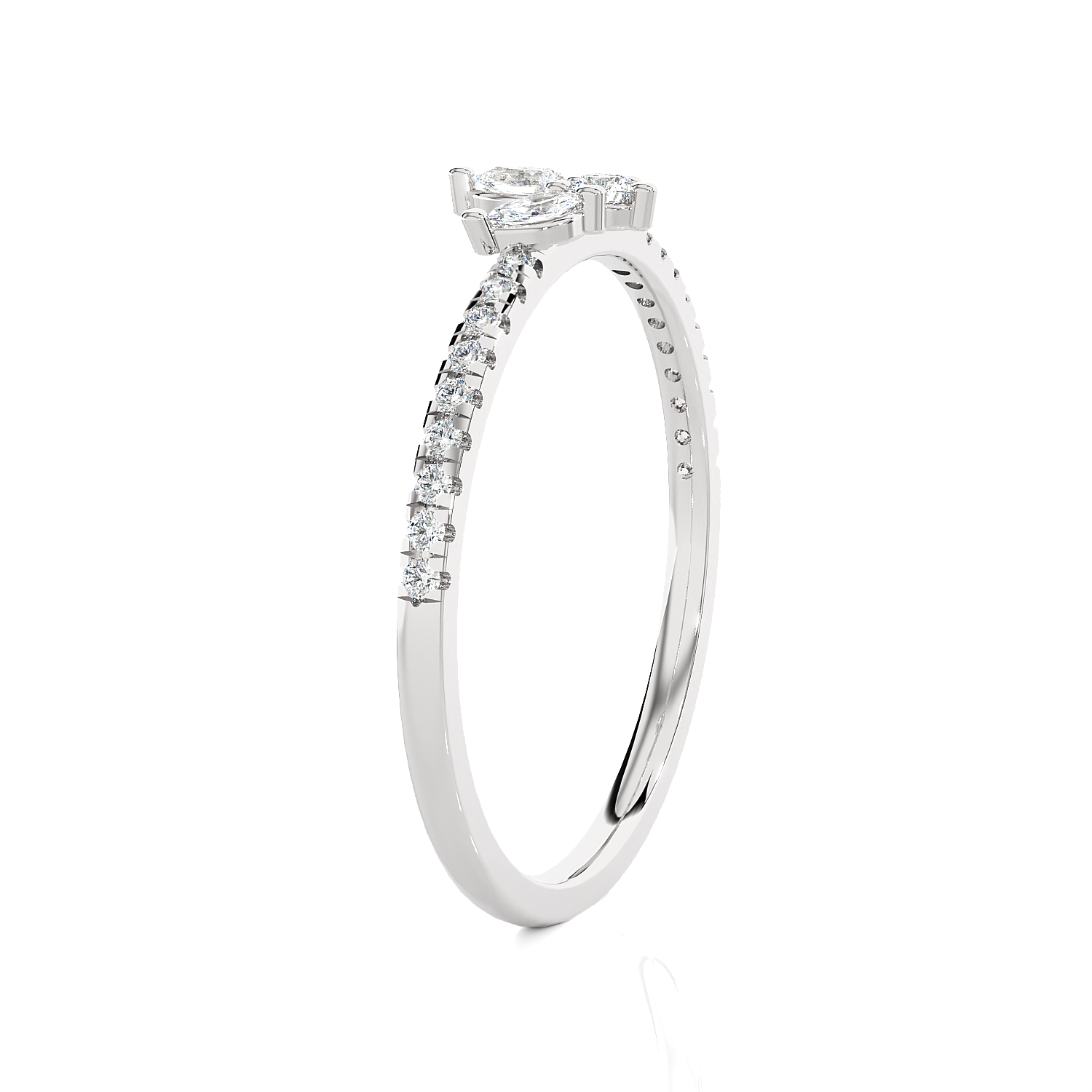 1/3 ctw Round Lab Grown Diamond Ring