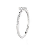 1/3 ctw Round Lab Grown Diamond Ring