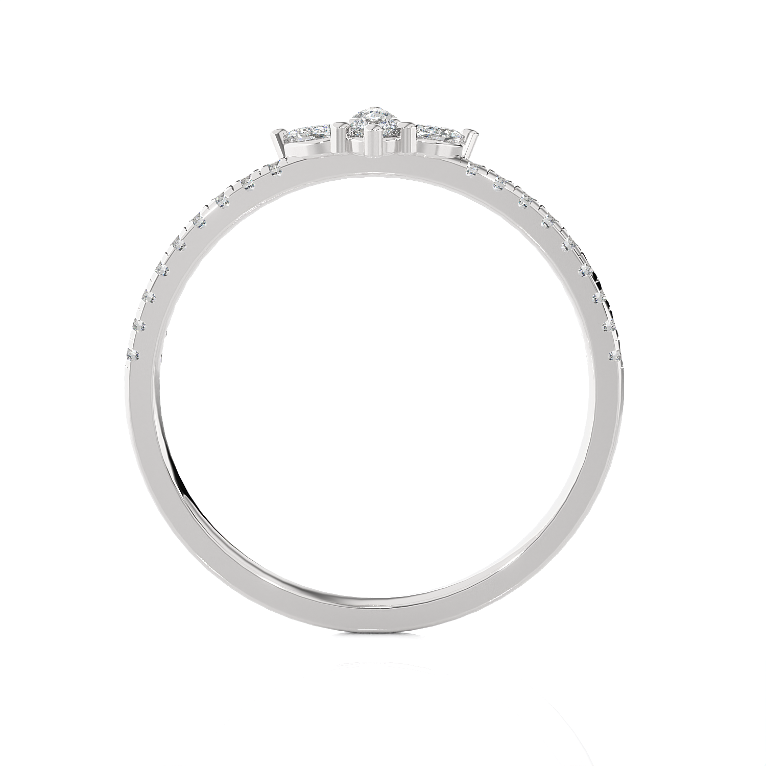 1/3 ctw Round Lab Grown Diamond Ring
