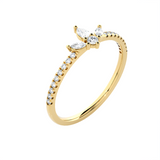 1/3 ctw Round Lab Grown Diamond Ring