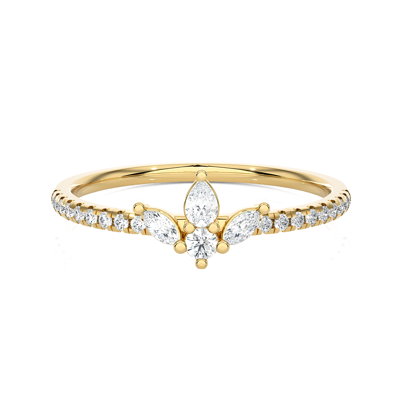 1/3 ctw Round Lab Grown Diamond Ring