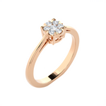 1/5 ctw Round Lab Grown Diamond Ring