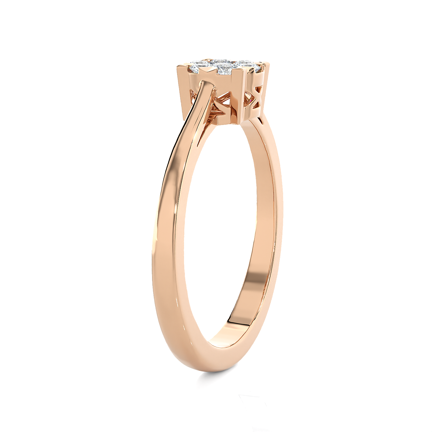 1/5 ctw Round Lab Grown Diamond Ring