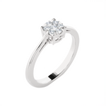 1/5 ctw Round Lab Grown Diamond Ring