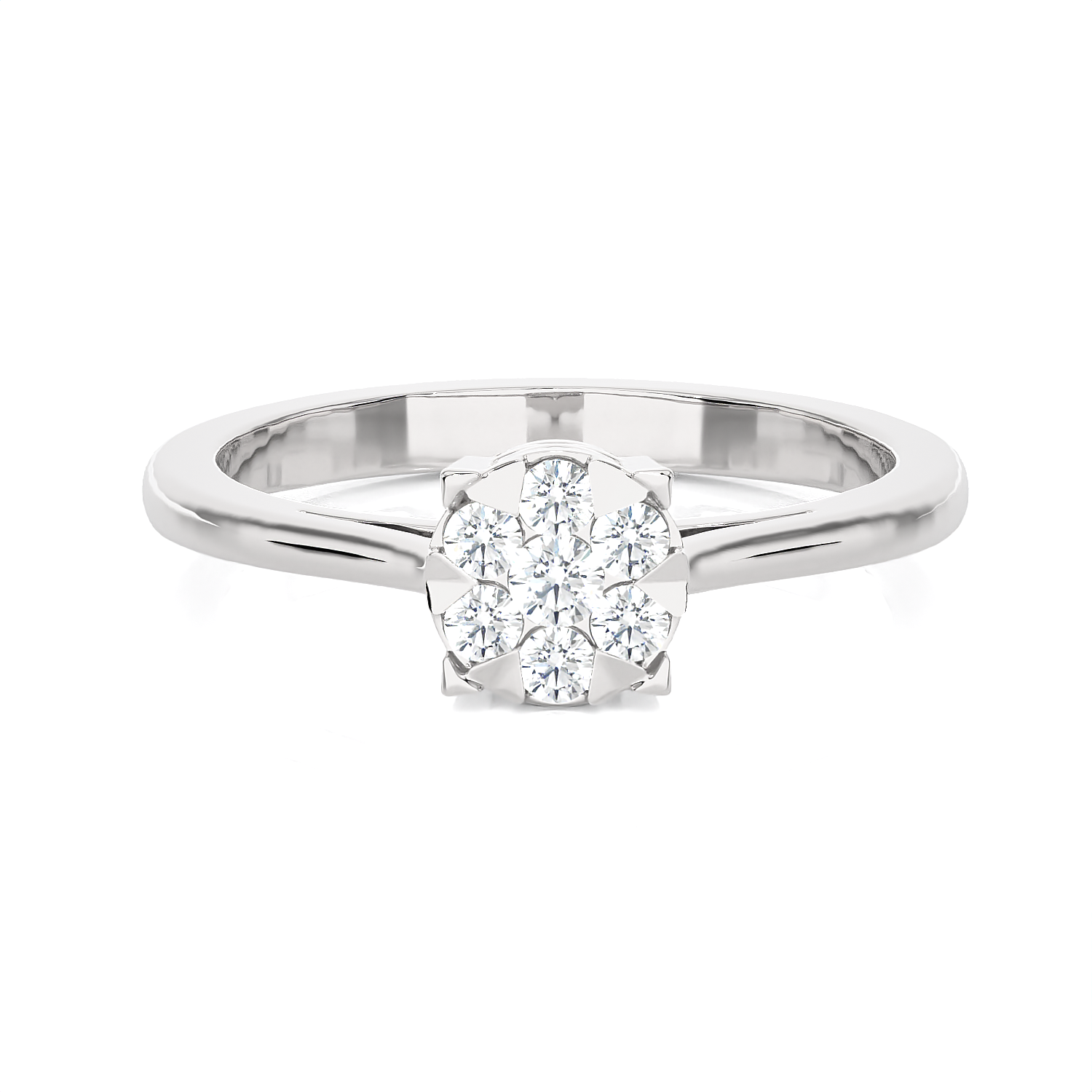 1/5 ctw Round Lab Grown Diamond Ring