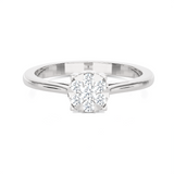 1/5 ctw Round Lab Grown Diamond Ring