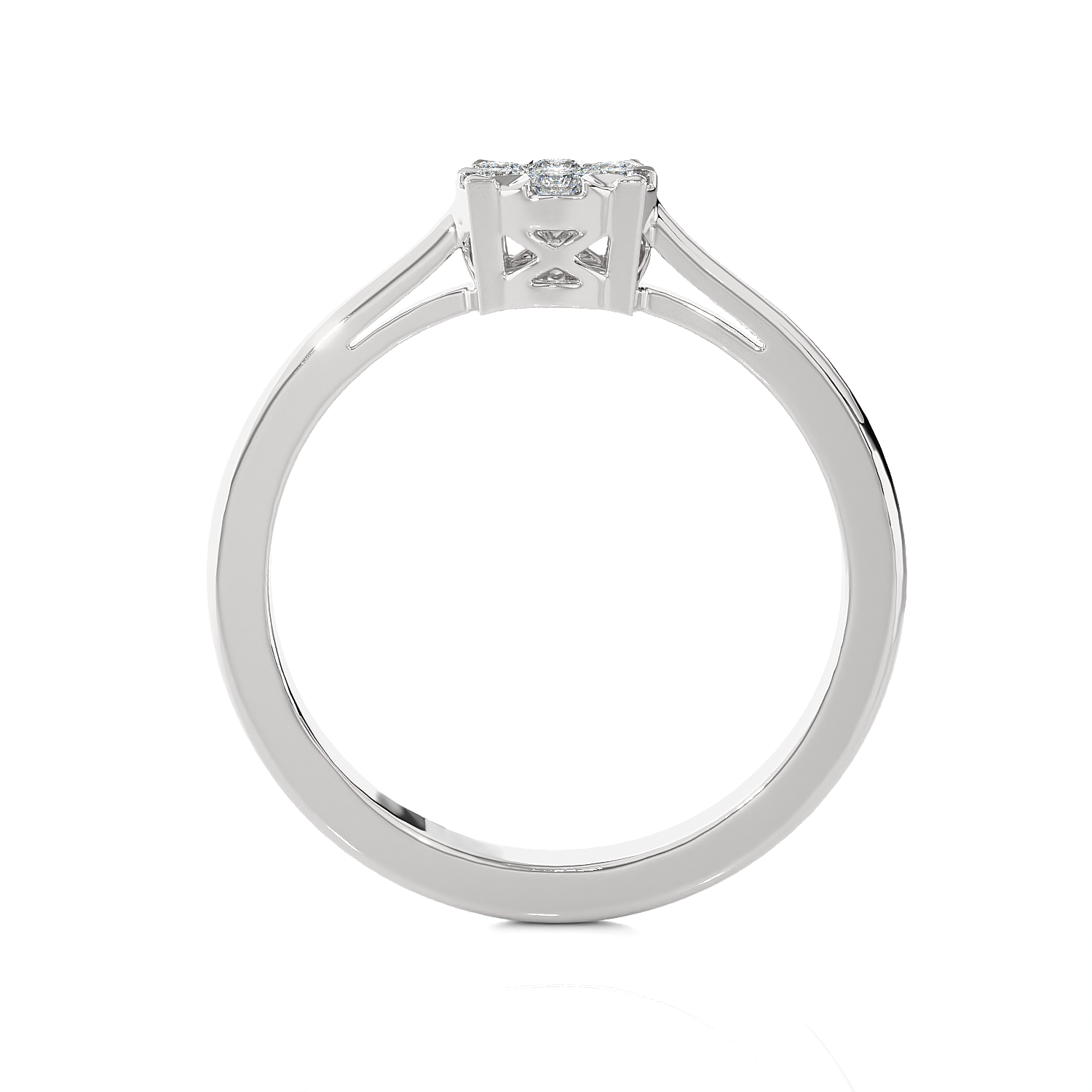 1/5 ctw Round Lab Grown Diamond Ring